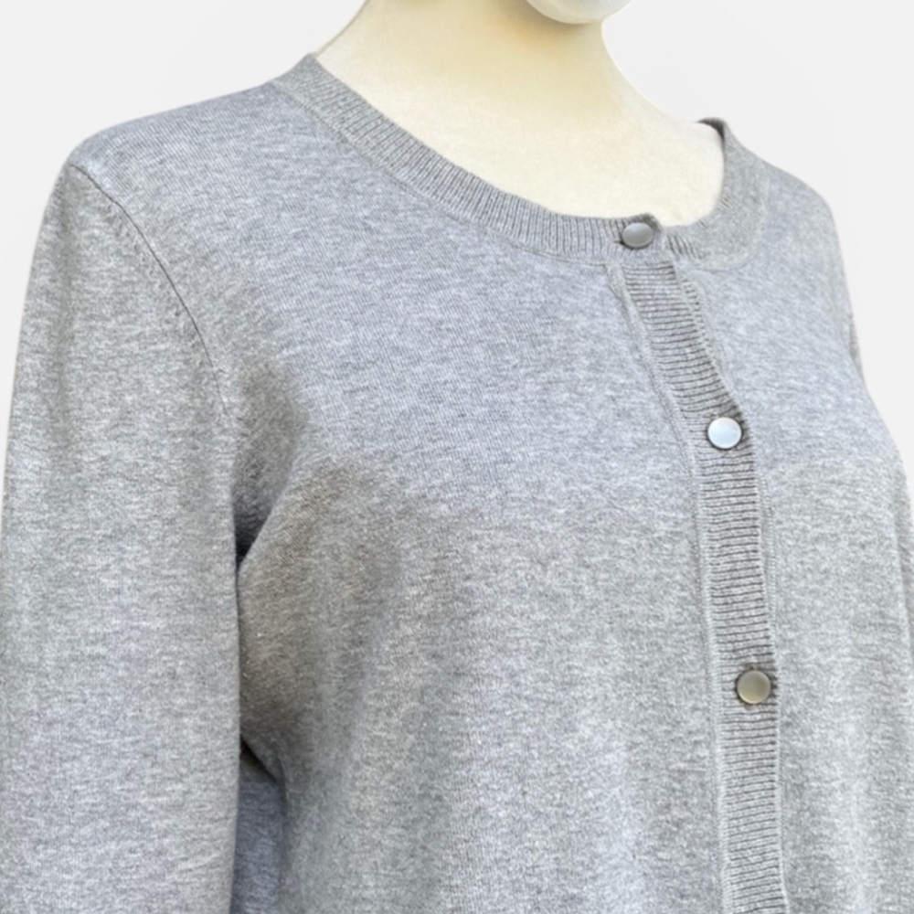 Talbots Pima Cotton Lightweight Button Front Card… - image 7